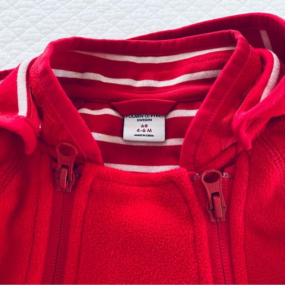 SOLD Polarn O. Pyret Fleece Bunting Size 4-6 Months - Picture 2 of 9